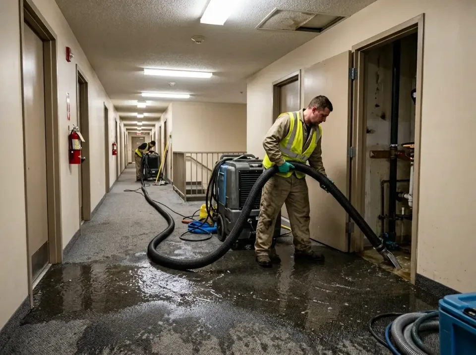 multi-unit-apartment-hallway-f-005 — frequently asked questions, Emergency Burst Pipe Water Extraction & Removal in Whetston…